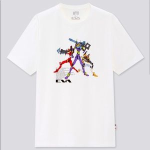UNIQLO Evangelion men’s t-shirt white BNWT